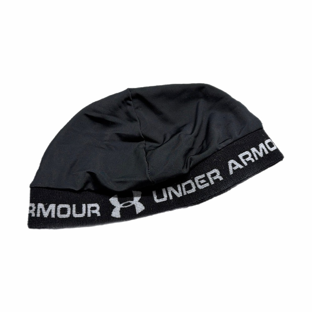 Under Armour Mens Black Performance Skull Cap Training Beanie RN 104409 One Size